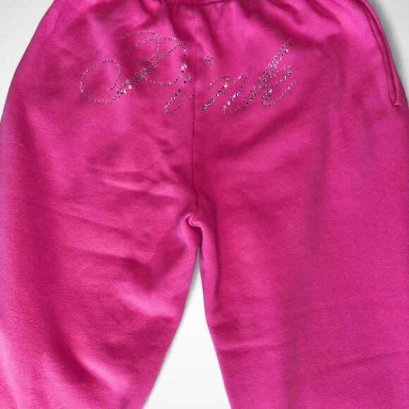 Victoria’s Secret PINK Limited Edition Bling Ivy Fleece Sweatpants – Size Small - Picture 3 of 8